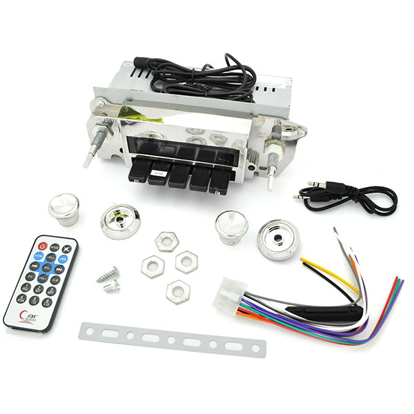 1970 Pontiac GTO/LeMans/Tempest AM/FM FACTORY LOOK RADIO WITH DIGITAL DISPLAY (45W X 4, 4 OHM SPEAKERS, I-POD, MP3, RCA & CD JACKS, INCLUDES REMOTE) | RD12629G