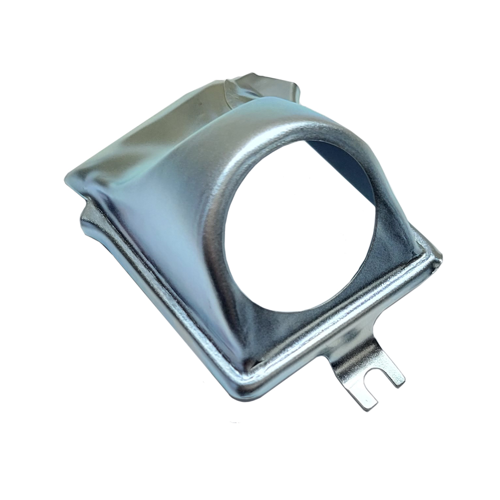 1970 Chevrolet Monte Carlo EXHAUST MANIFOLD UPPER HEAT STOVE (FITS 305, 307, 350, & 400 SMALL BLOCK MOTORS - USED WITH THE AIR HEAT TUBE TO PREHEAT THE AIR CLEANER THERMO-SENSOR - MOUNTS ON RH EXHAUST MANIFOLD &  AIR TUBE IS INSERTED INTO THIS ITEM) GM # 338471 | EX12613C