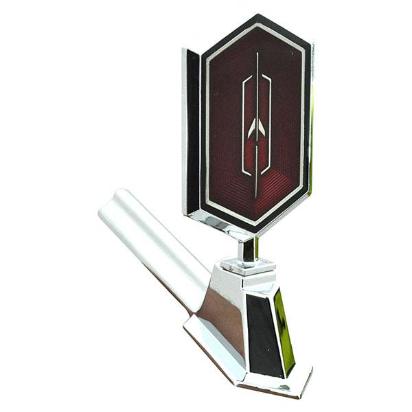 1975 Oldsmobile Cutlass/442/F85 CUTLASS SUPREME HEADER PANEL ORNAMENT (RED ROCKET) | EM12640T