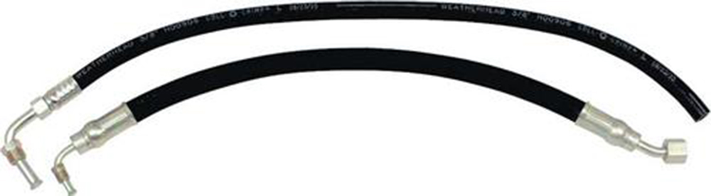 1967 Chevrolet Nova/Chevy II POWER STEERING PRESSURE AND RETURN HOSE; 8 CYLINDER; IMPROVED DESIGN - PAIR | ST12643N