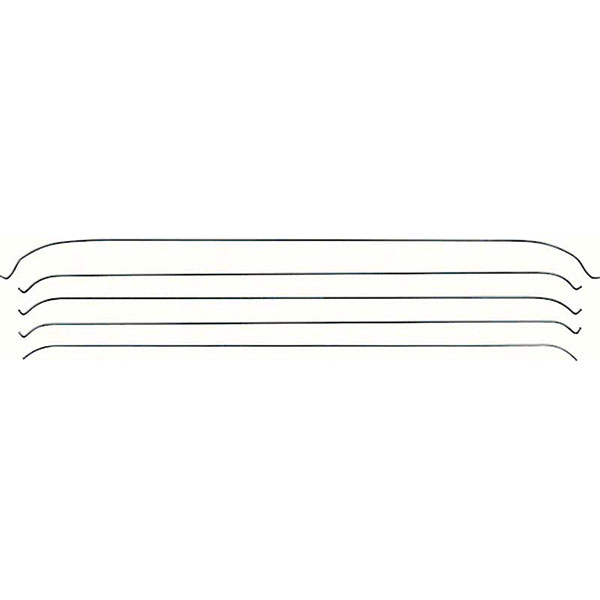 1966 Chevrolet Impala/Caprice/Bel Air INTERIOR HEADLINER BOW SET (5 PCS) 2 DOOR FASTBACK | IN12682P