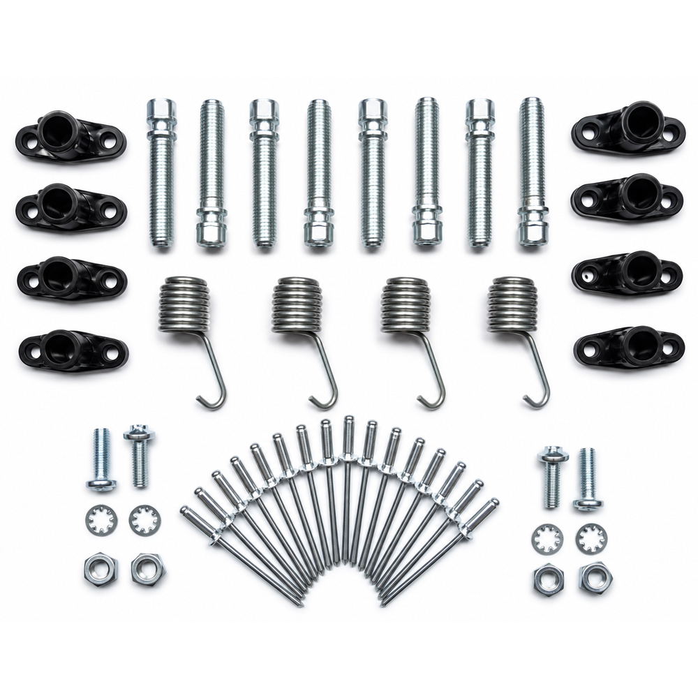1969 Oldsmobile Cutlass/442/F85 HEADLAMP ADJUSTER KIT (INCLUDES 8 ADJUSTMENT NUTS, 8 SCREWS, 16 ALUMINUM RIVETS & 4 BEEHIVE SPRINGS WITH NUTS & SCREWS - ENOUGH FOR 4 HEADLAMPS) | GH12725T