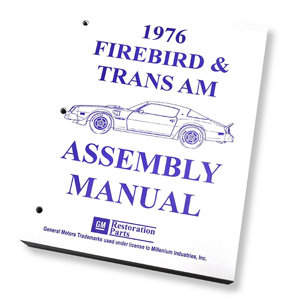 1976 Pontiac Firebird/TransAm ASSEMBLY MANUAL | BK12737F