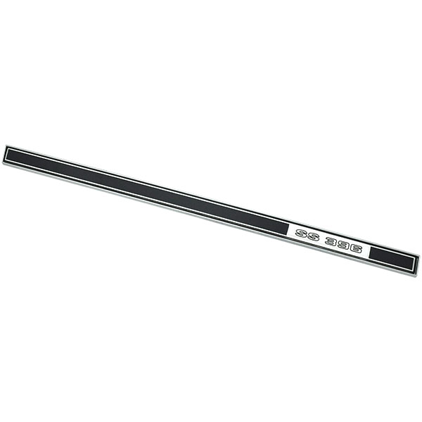 1968 Chevrolet El Camino GLOVEBOX EMBLEM ASSEMBLY (SS396 INSERT WITH BEZEL) - EA | IN12749V
