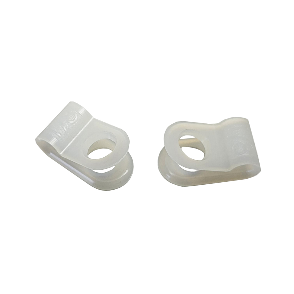 1972 Chevrolet Chevelle/Malibu OEM HOOD PIN PLASTIC CABLE CLIPS (GM # 3975343) - PAIR | BP12785V