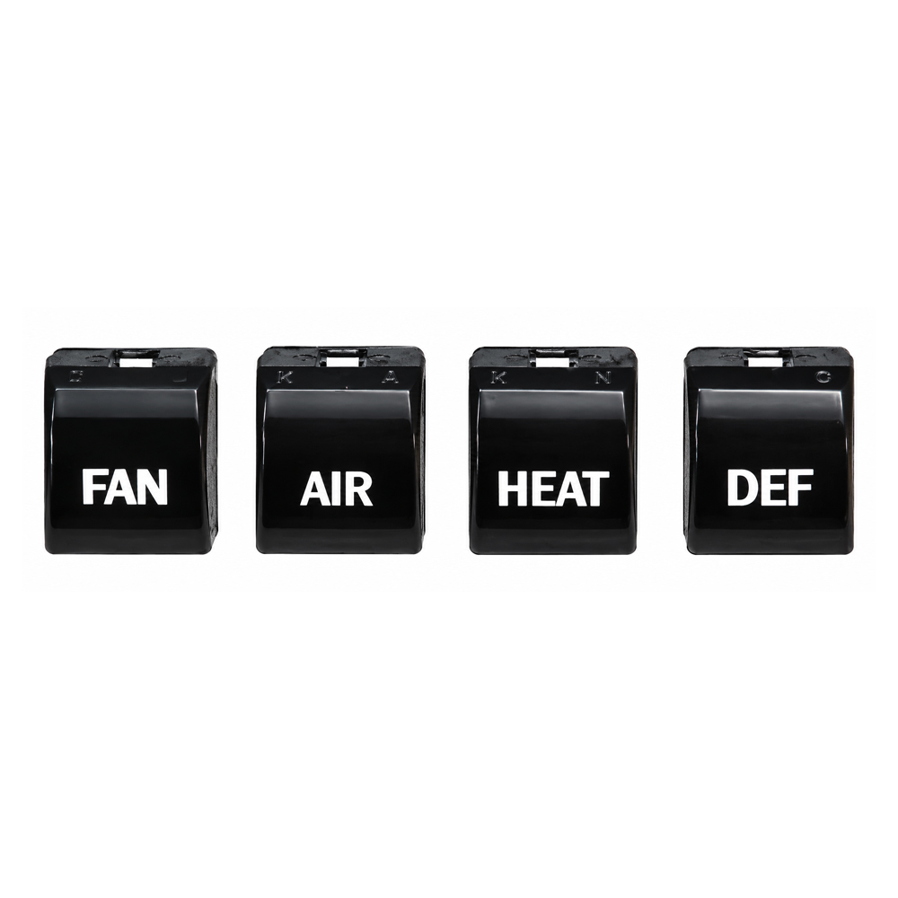 1958 Chevrolet Impala/Caprice/Bel Air HEATER/TEMPERATURE CONTROL KNOBS - SET OF FOUR | IN12798P