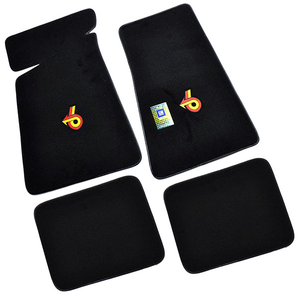 1984 Buick Skylark/GS/Regal/GN GRAND NATIONAL CARPETED FLOOR MAT SET OF 4 (RED & YELLOW TURBO 6 / NO TEXT) | IN12816S