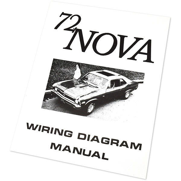1972 Chevrolet Nova/Chevy II WIRING DIAGRAM MANUAL | MP0172