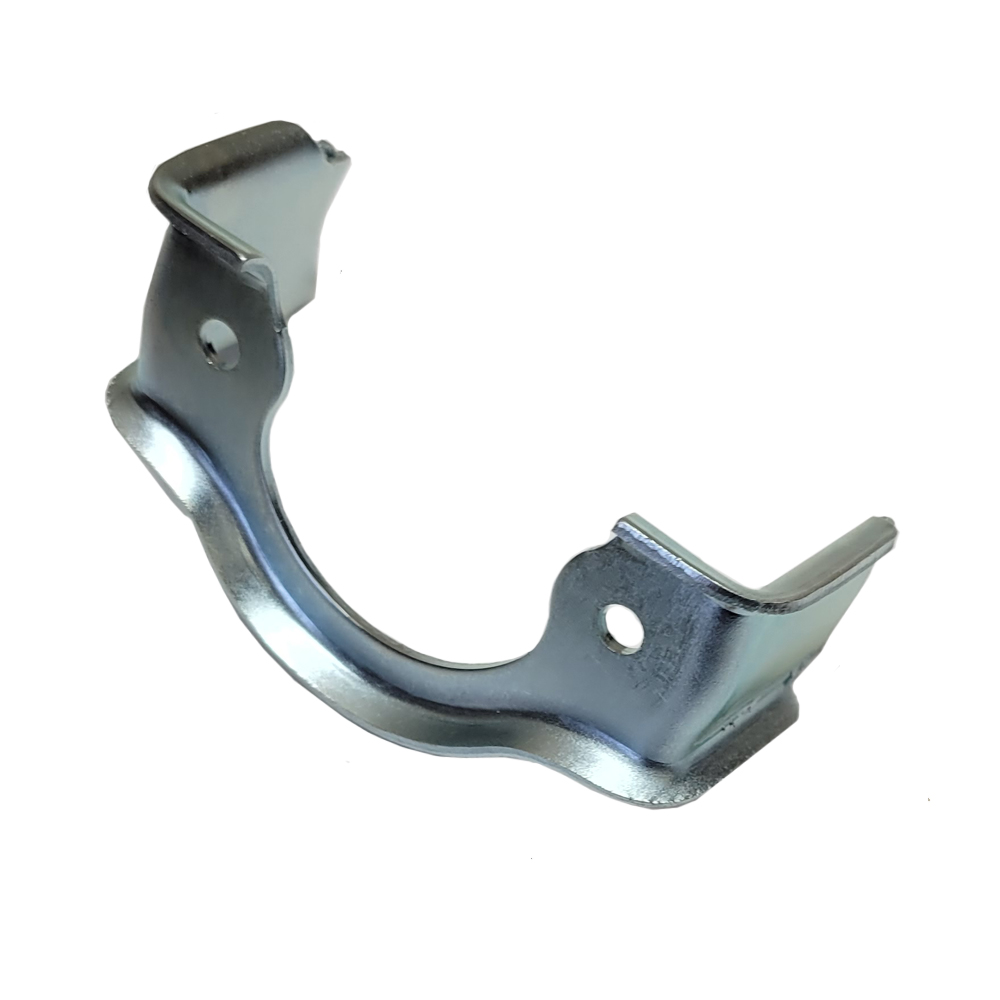 1966 Pontiac GTO/LeMans/Tempest BACKUP LAMP HOUSING BRACKET (NEW BRACKET THAT MOUNTS ON THE BACK SIDE OF THE BUMPER TO HOLD THE BACKUP HOUSING IN PLACE - SILVER CADMIUM PLATED) | XL12844G