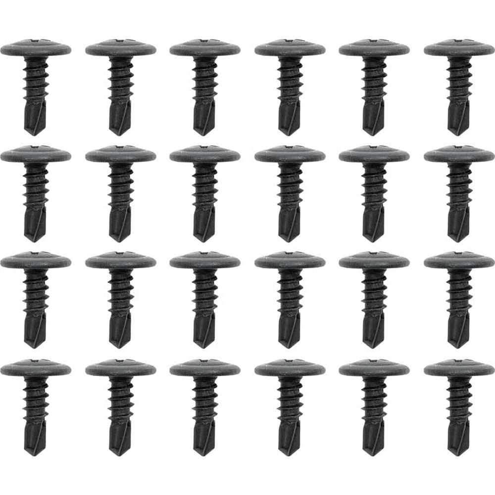 1968 Pontiac Firebird/TransAm ROOFRAIL WEATHERSTRIP CHANNEL SCREWS - SET OF 24 | HB12868F