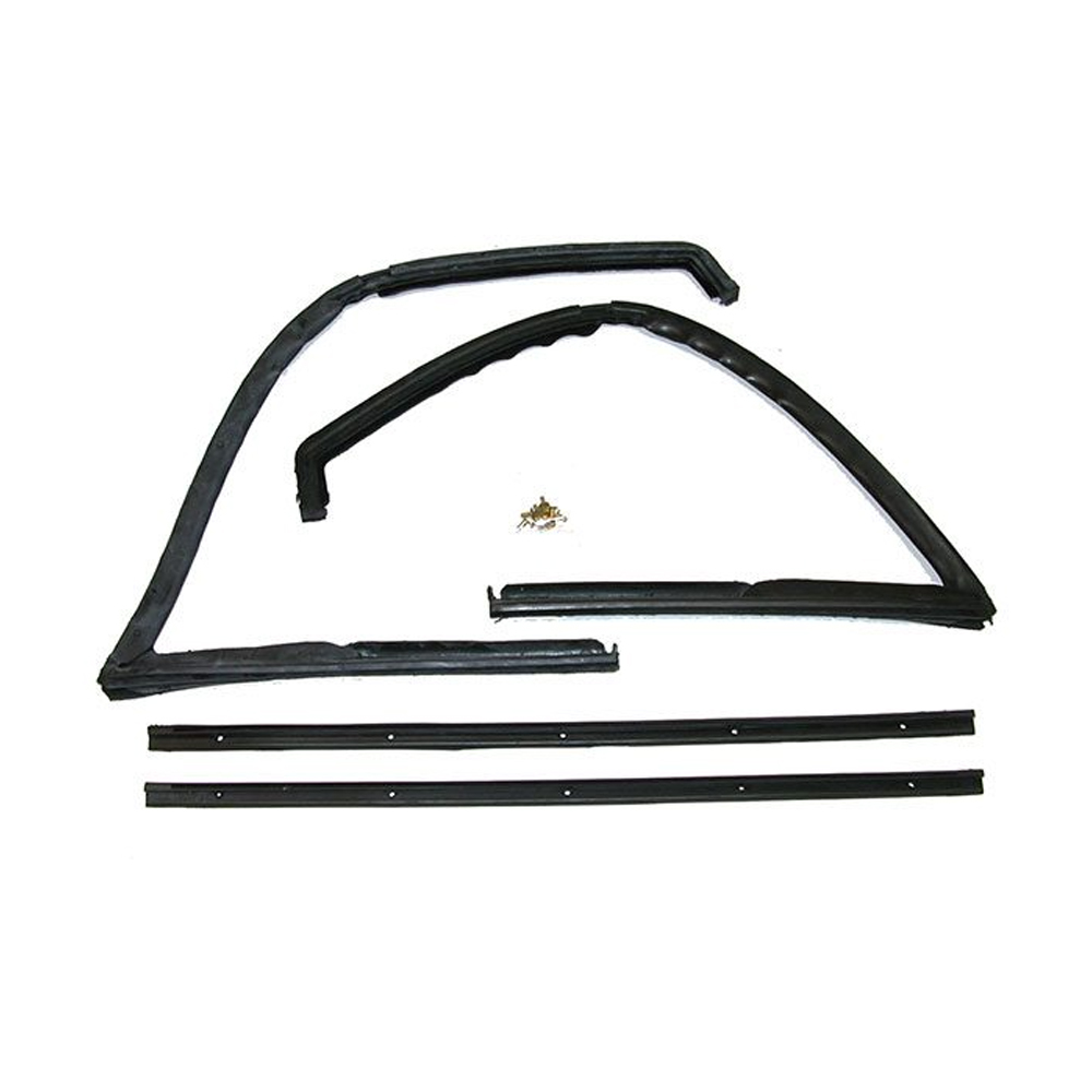 1977 Ford Misc FORD BRONCO VENT WINDOW SEAL VERTICAL & FRONT RUN (KF4913) - 4 PIECE KIT | WS1001B