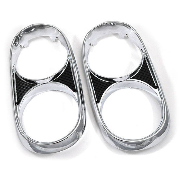 1965 Pontiac GTO/LeMans/Tempest HEADLAMP BEZEL; DIECAST CHROME; PAIR | GH12879G
