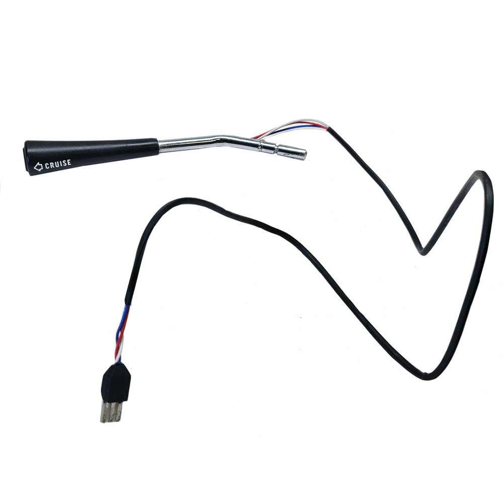 1978 Chevrolet Corvette TURN SIGNAL LEVER WITH CRUISE CONTROL FIRST DESIGN WITH CURVED STALK AND BLACK KNOB (GM # 25030522) | 25030522
