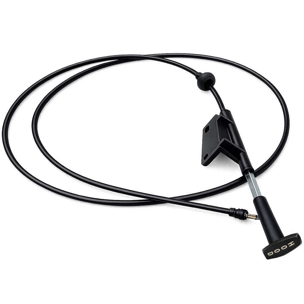 1983 Buick Full Size & Riviera INSIDE HOOD RELEASE CABLE & MOUNTING BRACKET GM 20429338 / 3070953 | 20429338