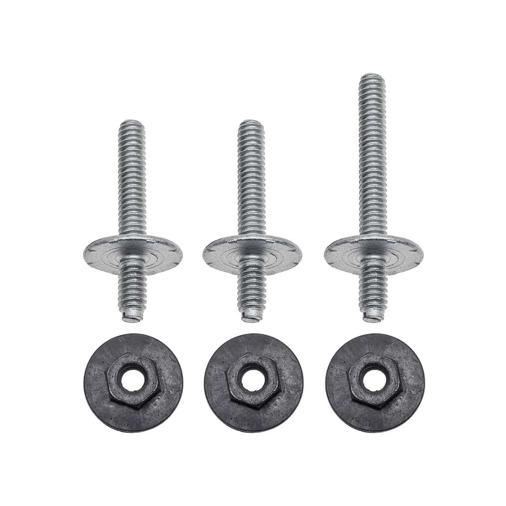 1967 Buick Skylark/GS/Regal/GN QUARTER WINDOW TRACK STUD & NUT SET (DOES ONE SIDE) - 6 PIECE KIT | GL12876Z