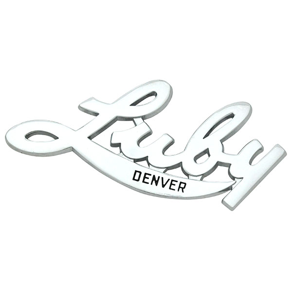1961 Buick Skylark/GS/Regal/GN DIECAST CHROME VINTAGE DEALER EMBLEM FOR 1960'S-80'S GM CARS (LUBY DENVER) - EACH | EM15345Z