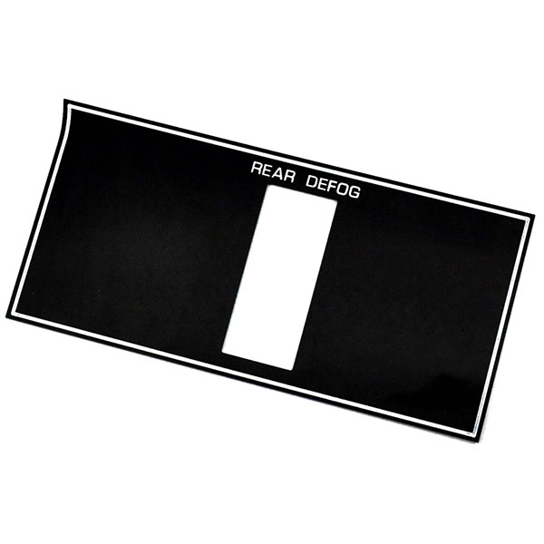 1984 Buick Skylark/GS/Regal/GN GRAND NATIONAL BLACK DASH APPLIQUE RH PANEL WITH REAR DEFOG ONLY | IN15357S