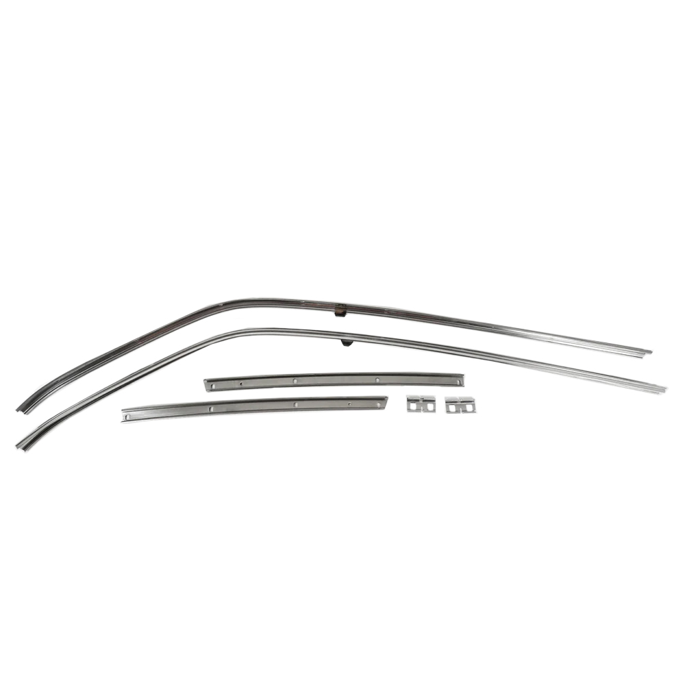 1966 Pontiac GTO/LeMans/Tempest ROOFRAIL WEATHERSTRIPPING CHANNEL - 6 PIECE SET | XP15358A