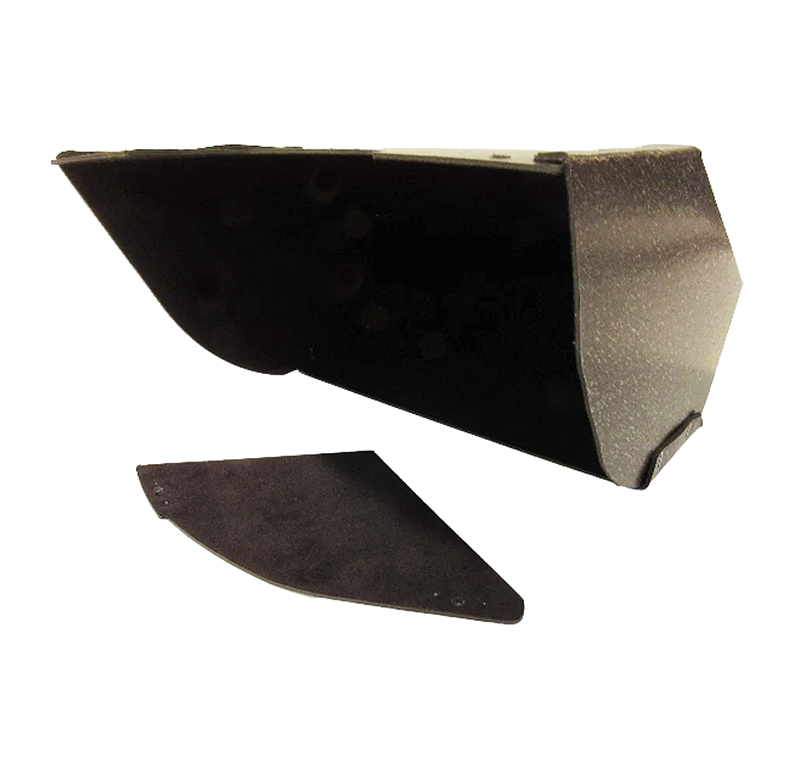 1969 Chevrolet El Camino GLOVEBOX WITH AIR CONDITIONING (BLACK FELT, 2 PIECE) | IN15359V