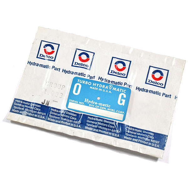 1971 Oldsmobile Cutlass/442/F85 CUTLASS / 442 AUTO TRANSMISSION TAG - OG BLUE | AT15408T