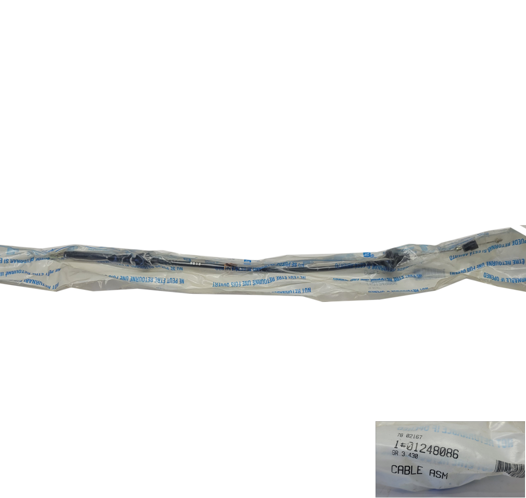 1981 Pontiac Firebird/TransAm NOS GM THROTTLE CABLE (4 BBL MODELS) # 1248086 FOR 305/350 ENGINES | CB15417F