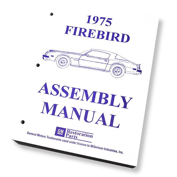 1975 Pontiac Firebird/TransAm ASSEMBLY MANUAL | BK21714F