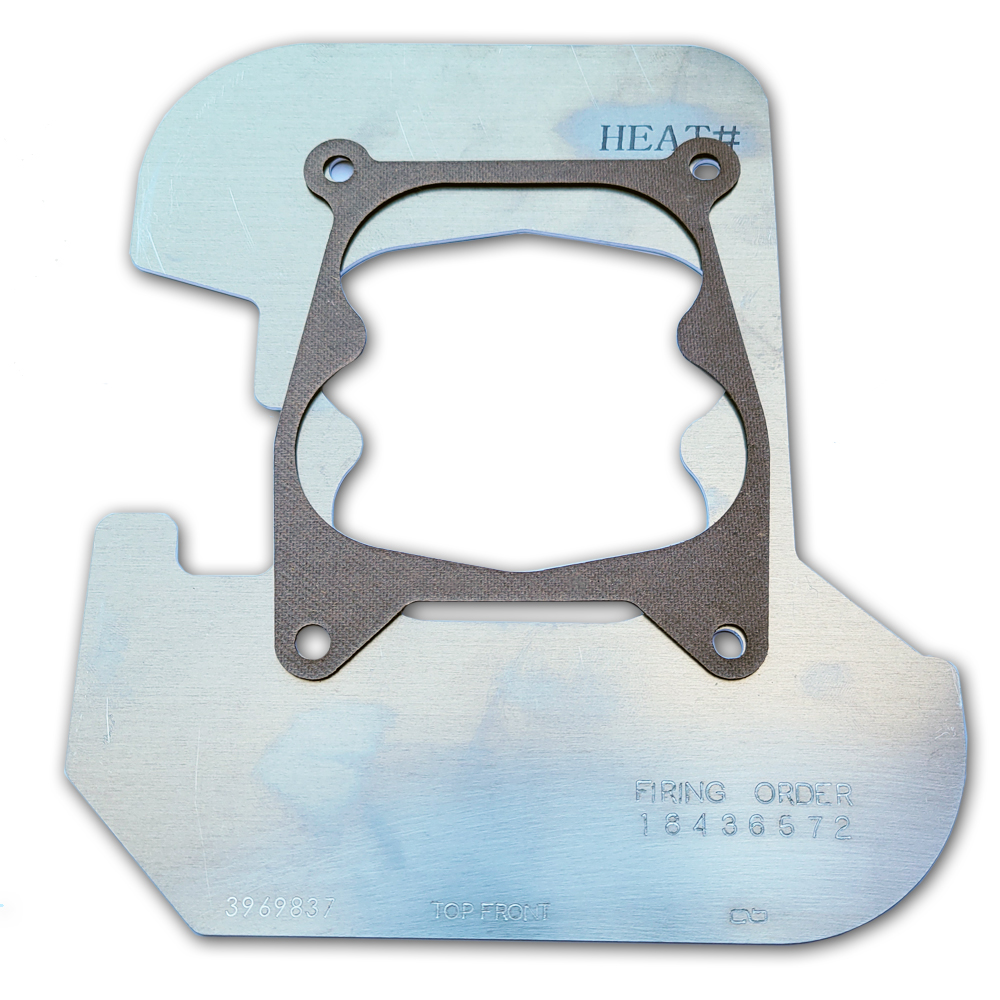 1974 Chevrolet El Camino QUADRAJET CARBURETOR HEAT SHIELD ( OEM FACTORY ) MADE IN THE USA | CB21725Z
