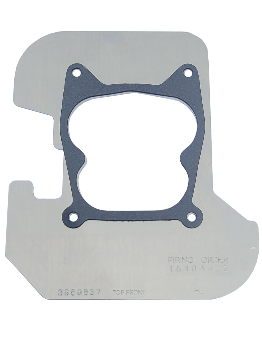1968 Oldsmobile Cutlass/442/F85 QUADRAJET CARBURETOR HEAT SHIELD ( OEM FACTORY ) MADE IN THE USA | CB21725Z