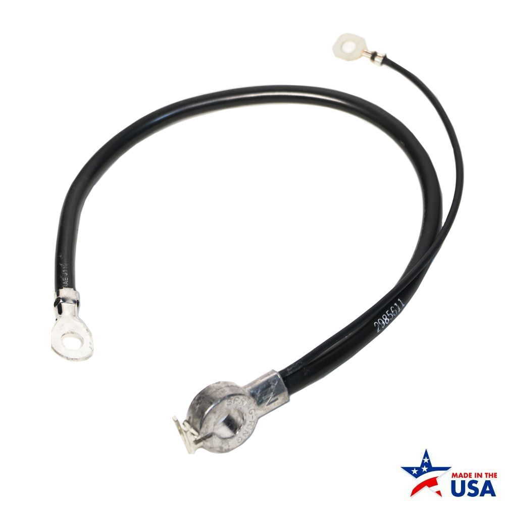 1969 Chevrolet Nova/Chevy II NEGATIVE BATTERY CABLE, 6 CYLINDER WITH A/C | 04830