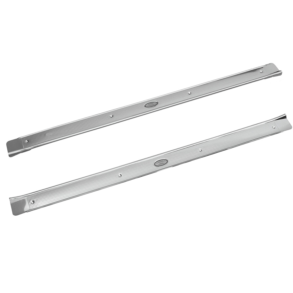 1973 Cadillac Cars (COUPE DEVILLE & ELDORADO) DOOR SILL PLATES 2 DOOR HARDTOP AND CONVERTIBLE  - PAIR | IN21827D