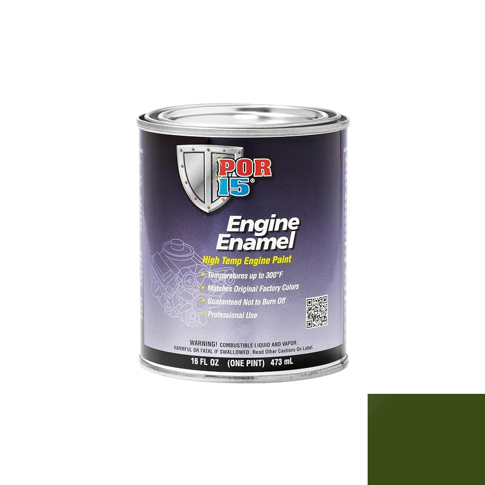 1976 Pontiac GTO/LeMans/Tempest POR 15 ENGINE ENAMEL (AUSTIN HEALEY GREEN) - PINT | PT4021Z