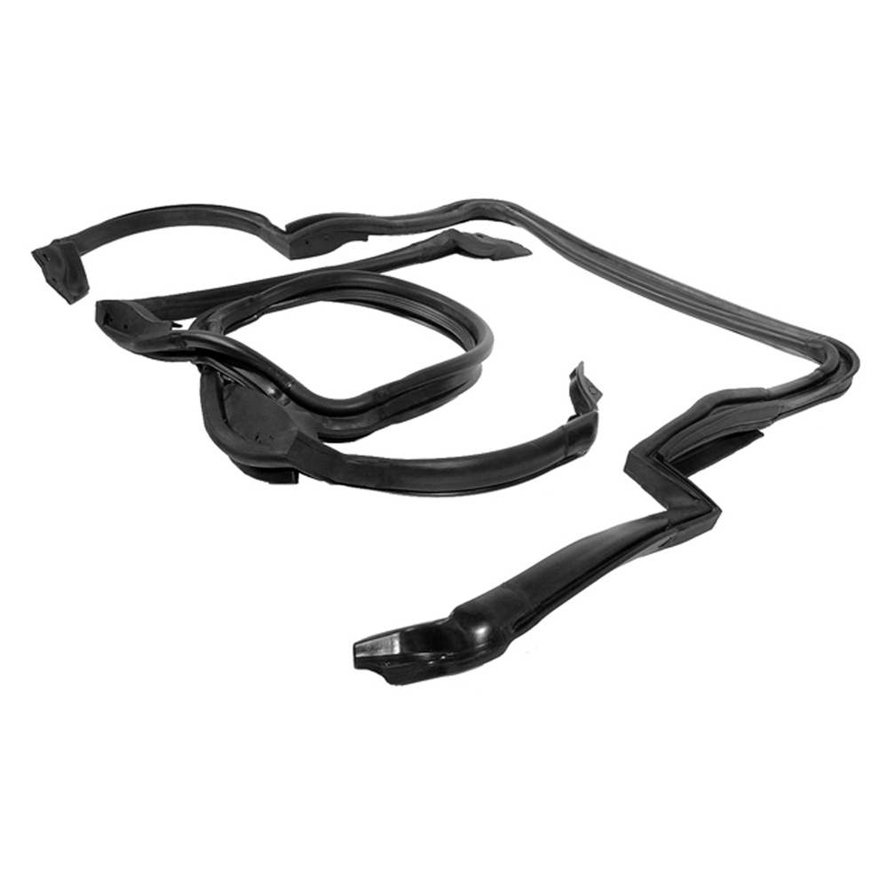 1981 Pontiac Firebird/TransAm HURST 2ND DESIGN T-TOP WEATHERSTRIPPING REPRODUCTION (PLASTIC TRIM HOLDS THE HEADLINER UP) - 2 PIECE KIT | WS4673F