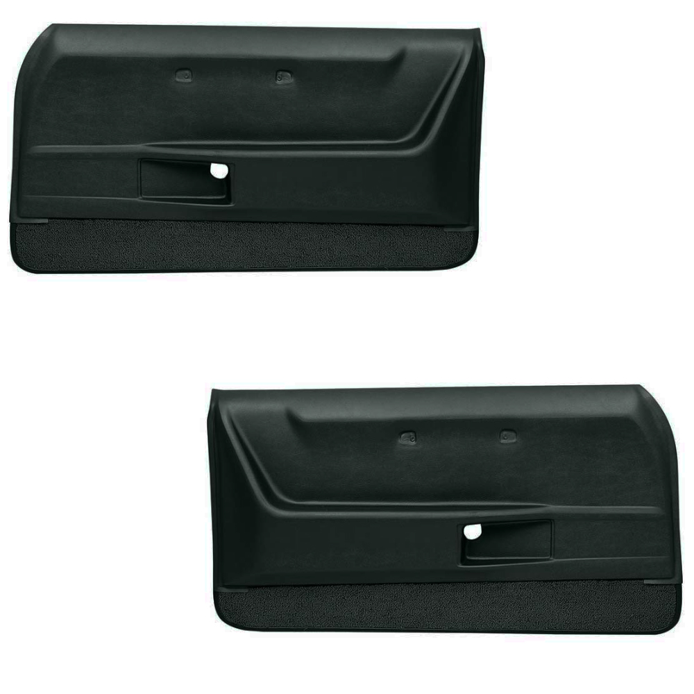 1969 Pontiac Firebird/TransAm FRONT DELUXE ASSEMBLED DOOR PANELS - PR (BLACK) | IN52605F
