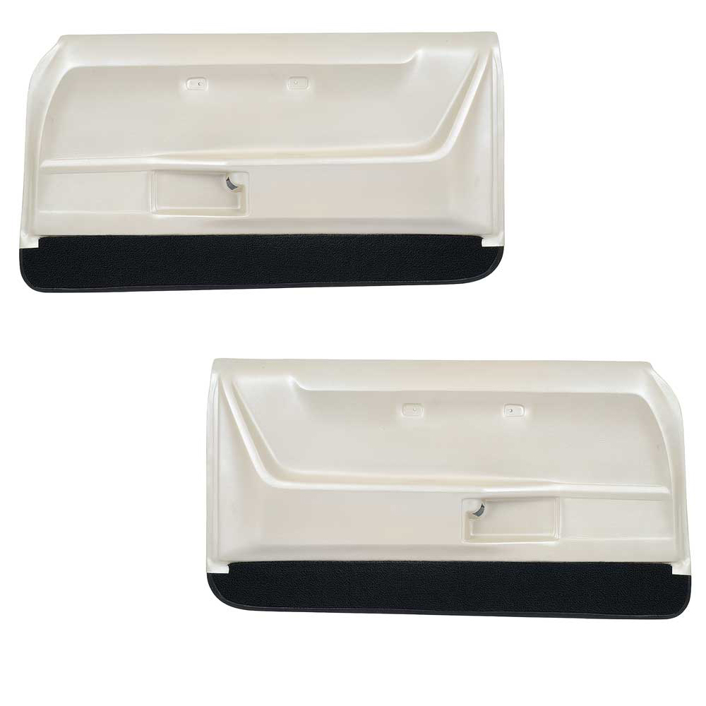 1969 Pontiac Firebird/TransAm FRONT DELUXE ASSEMBLED DOOR PANELS - PR (69 PARCHMENT) | IN52608F