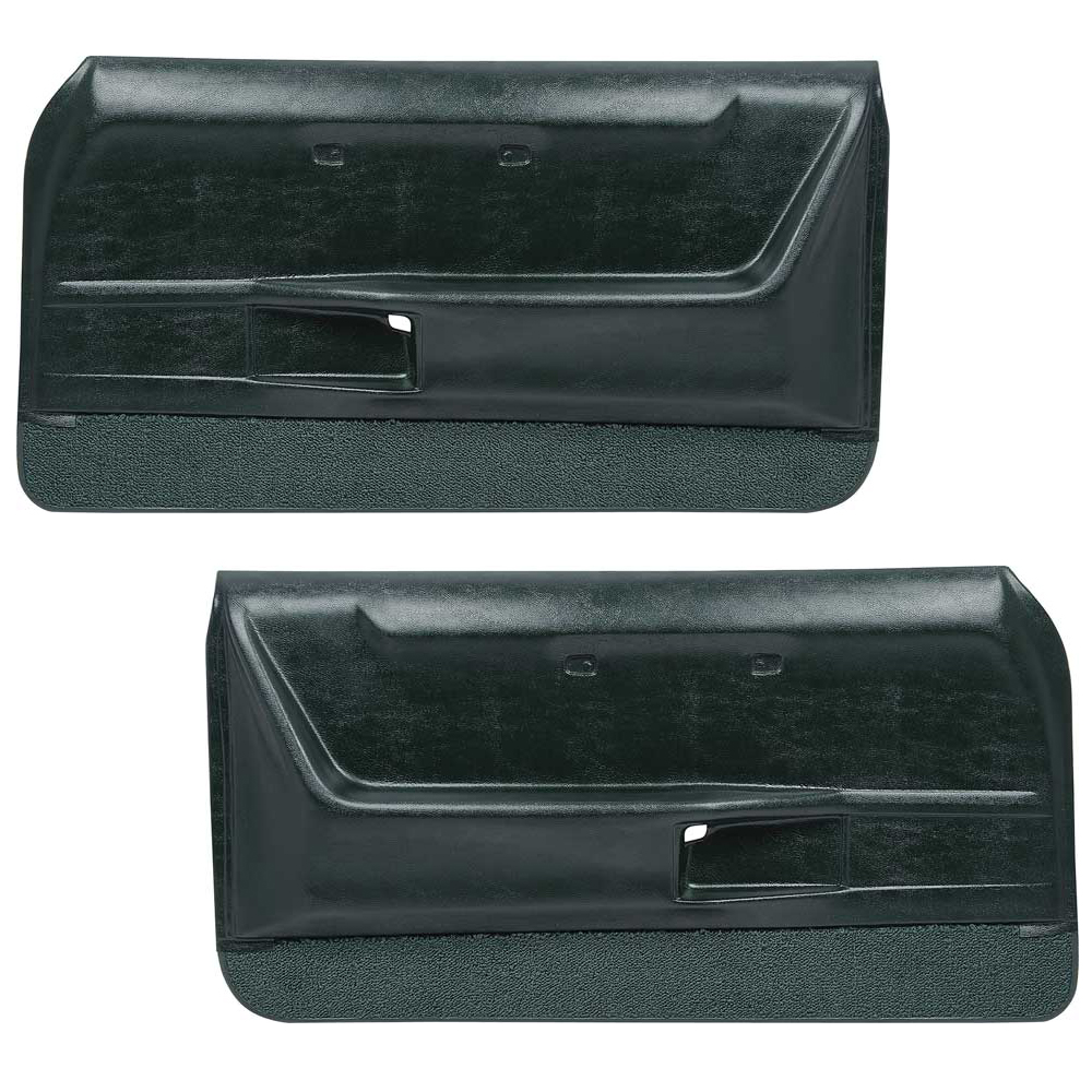 1968 Pontiac Firebird/TransAm FRONT DELUXE ASSEMBLED DOOR PANELS - PR (69 DARK GREEN) | IN52611F
