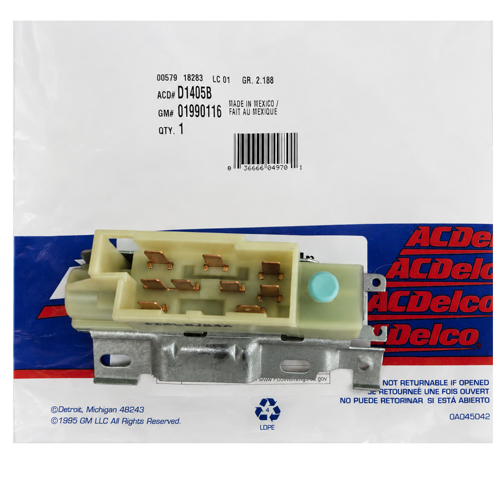 1978 Cadillac Cars IGNITION SWITCH ON STEERING COLUMN WITH TILT NOS GM# 1990116 | EL52692Z