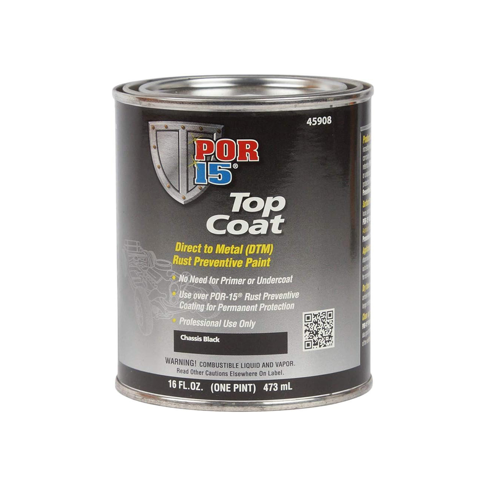 1973 Cadillac Cars POR 15 RUST PREVENTATIVE PAINT TOP COAT (CHASSIS BLACK) PINT | PT1249Z