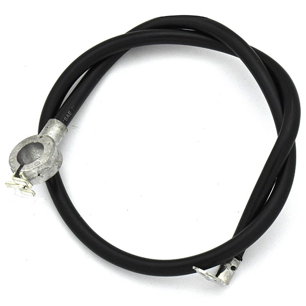 1970 Pontiac GTO/LeMans/Tempest S BATTERY CABLE, NEGATIVE 6 CYL. V8, EXCEPT RAM AIR (SPRING RING CABLE) | 14605