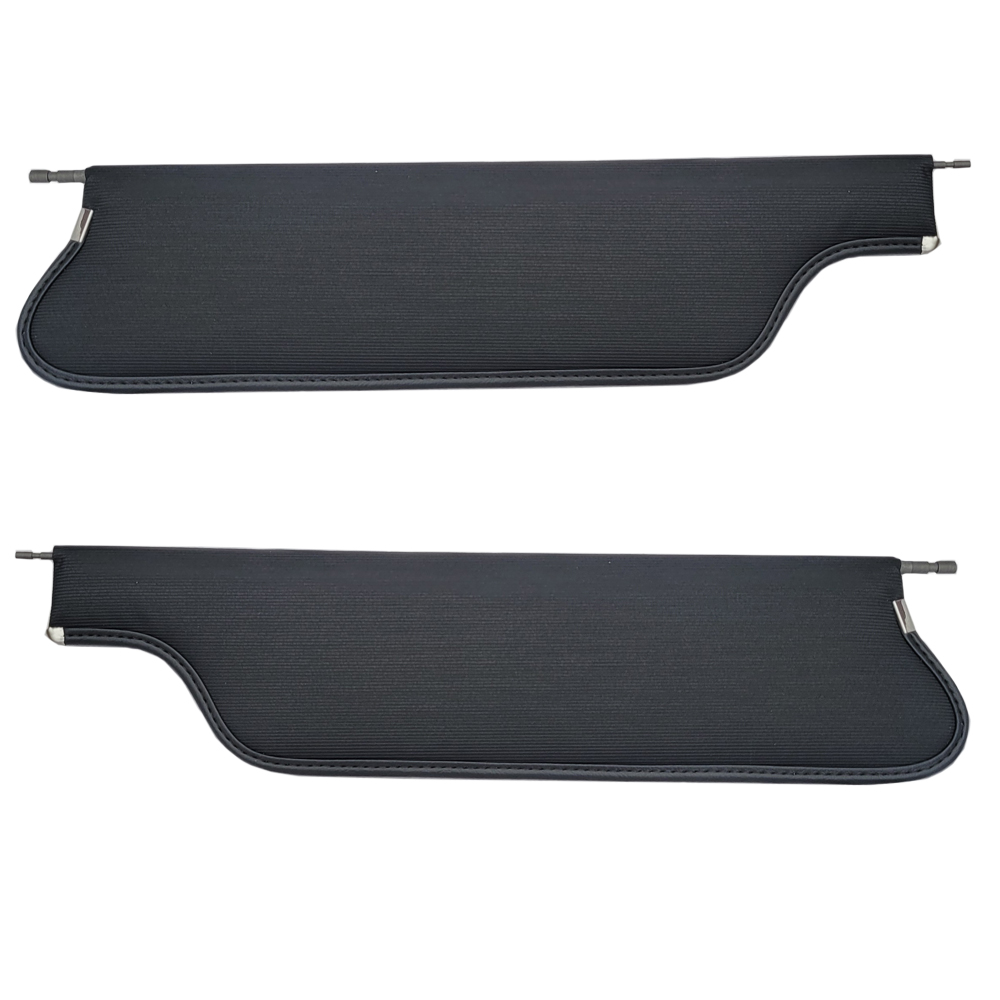 1969 Pontiac Firebird/TransAm COUPE SUNVISORS (RIBBED) BLACK - PR | IN52755F