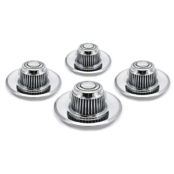 1979 Chevrolet Monte Carlo RALLY WHEEL CAP & DISH SET (GENERAL MOTORS CORPORATION IMPRINTED IN CAPS) METAL - 4 PIECES | WT3351C