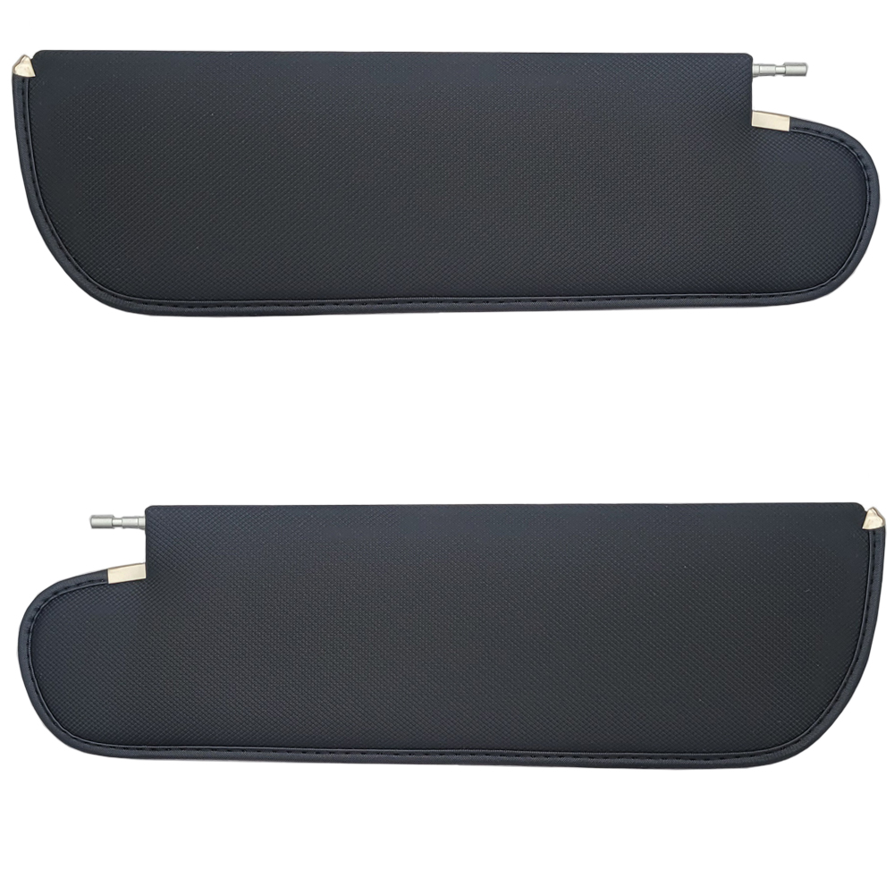 1972 Pontiac GTO/LeMans/Tempest COUPE SUNVISORS (BASKETWEAVE) BLACK - PR | IN8495A