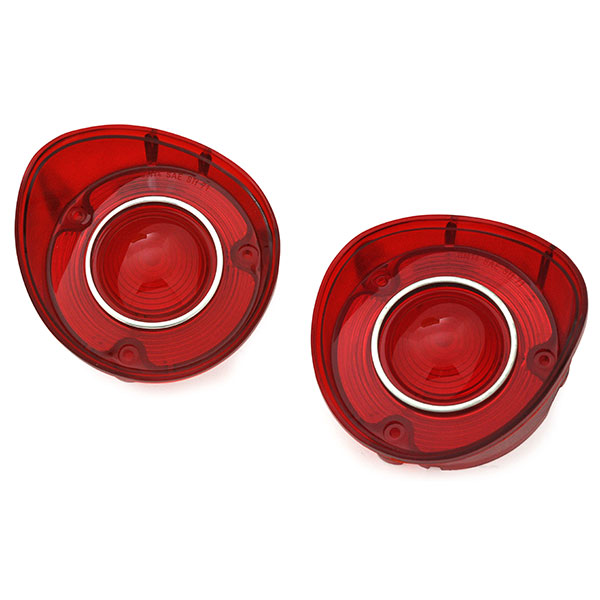 1972 Chevrolet Chevelle/Malibu TAIL LAMP LENS WITH CHROME - PAIR | XL5283V