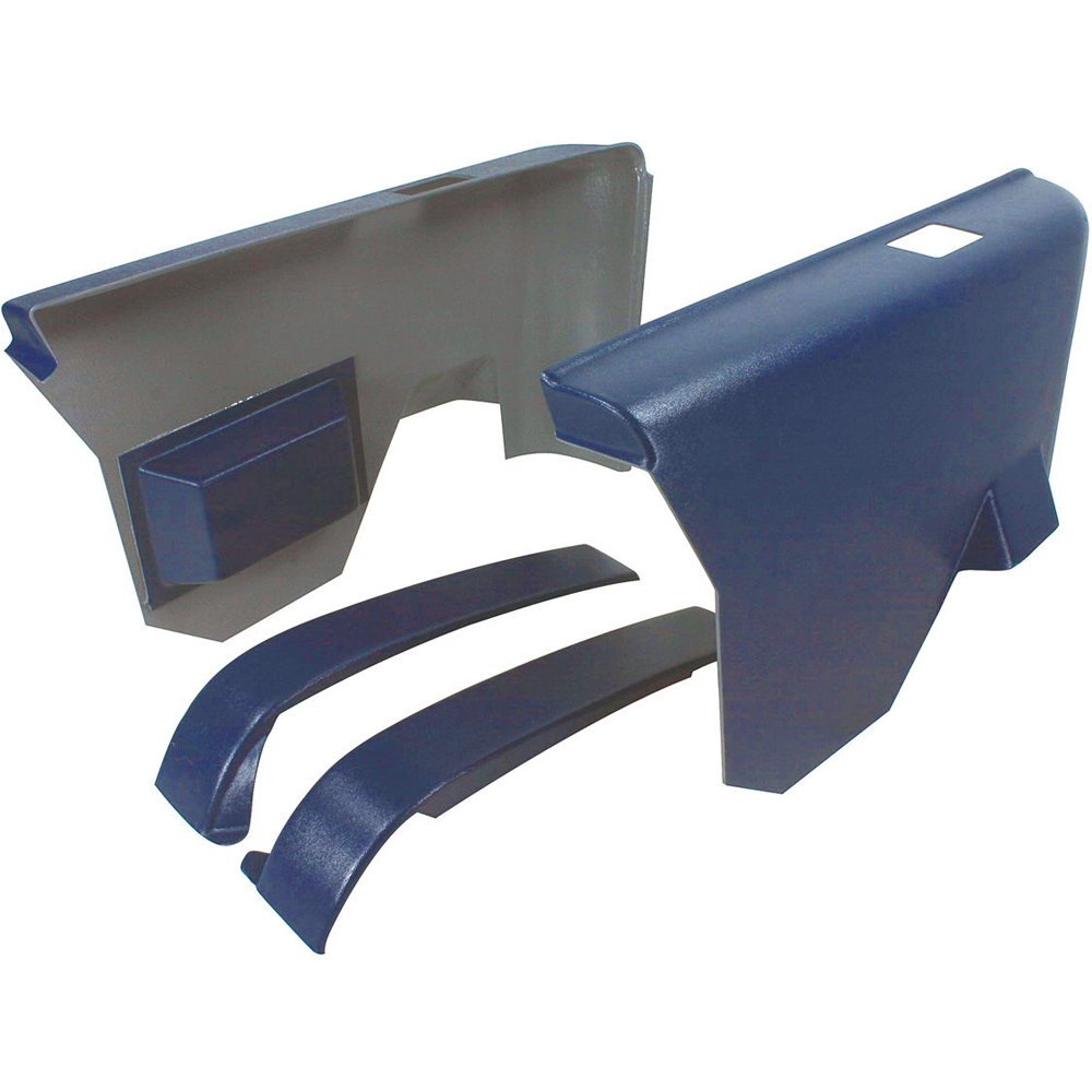 1971 Pontiac GTO/LeMans/Tempest REAR ARM PANELS KIT HARD TOP ONLY (DARK BLUE) | IN52794A