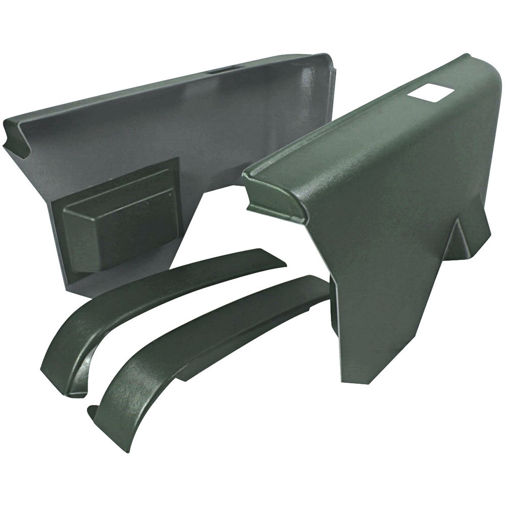 1972 Buick Skylark/GS/Regal/GN REAR ARM PANELS KIT HARD TOP ONLY (DARK GREEN) | IN52795A
