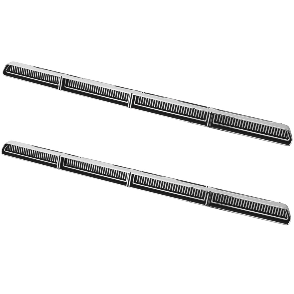 1966 Chevrolet Chevelle/Malibu HOOD LOUVERS (CHROME ORNAMENTS THAT MOUNT IN BEZELS) - PR | BP1201V