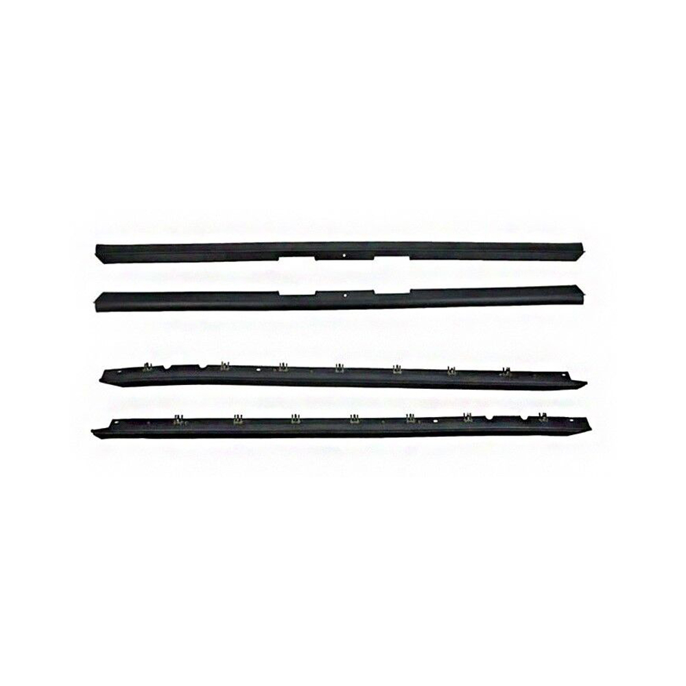 1975 Chevrolet Impala/Caprice/Bel Air OUTER WINDOWFELTS OEM STYLE REPLACEMENTS (IMPALA 4 DOOR SEDAN) - 4 PIECE KIT | WS52910P