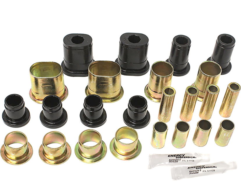 1968 Buick Skylark/GS/Regal/GN FRONT POLYURETHANE CONTROL ARM BUSHING SET (OVAL LOWER REAR BUSHING) - 8 PIECE SET | SU3457Z