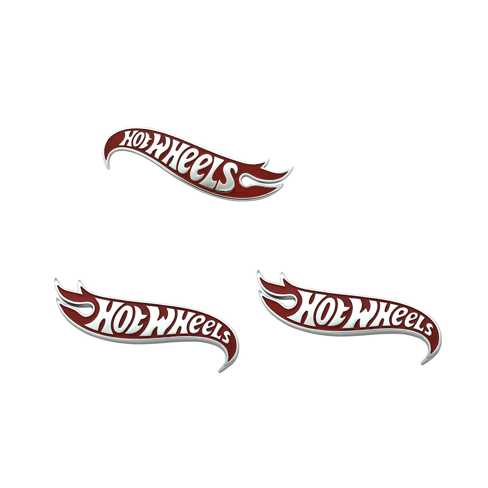 1987 Chevrolet El Camino HOT WHEELS EMBLEM SET. 2 FENDER EMBLEMS AND 1 TRUNK EMBLEM GM 22937305; 22937299; 22937300 | EM52948Z