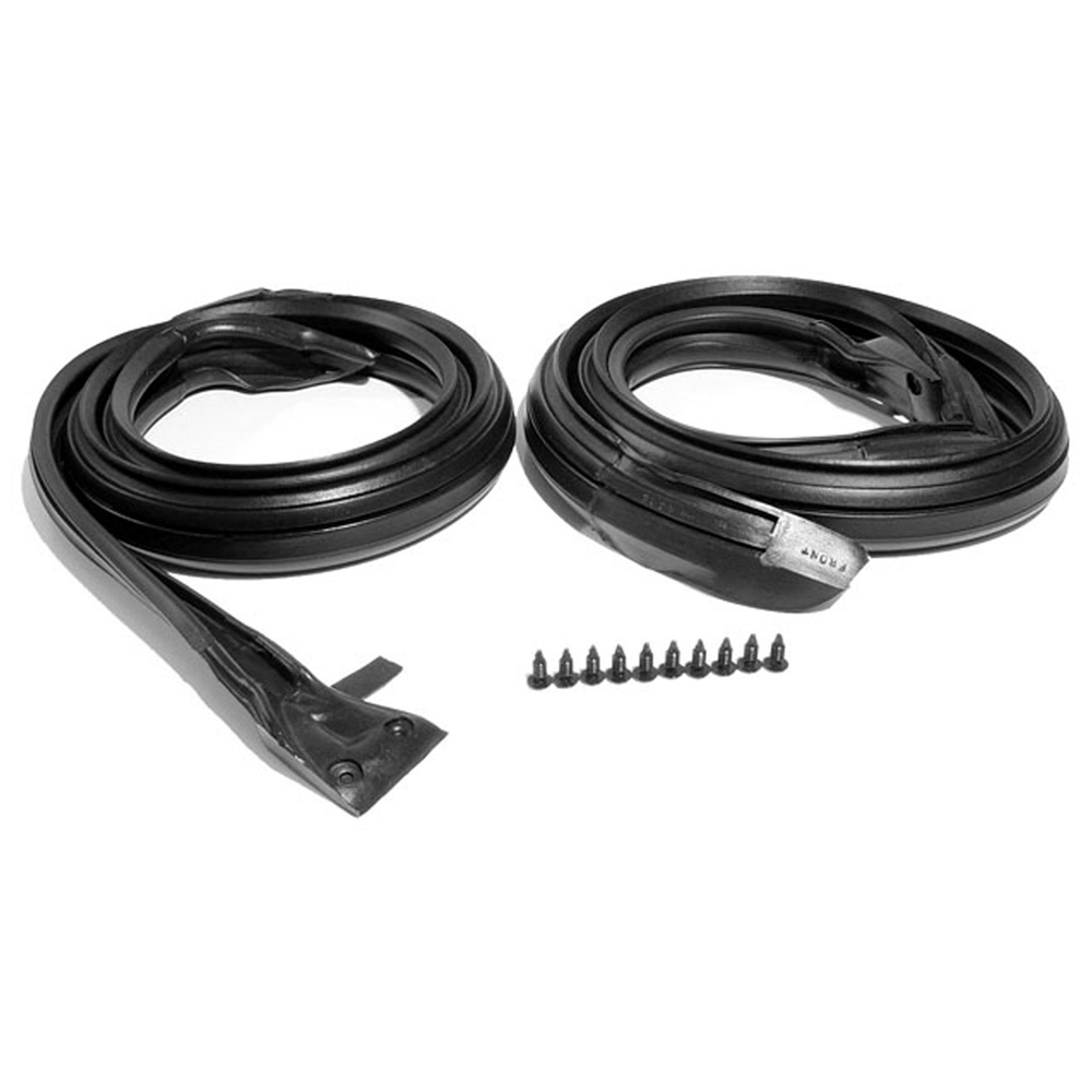 1972 Mopar Dodge/Chrysler/Plymouth ROOFRAIL WEATHERSTRIPS (A BODY FASTBACK WITH SWING OUT REAR QUARTER) | WS52933J