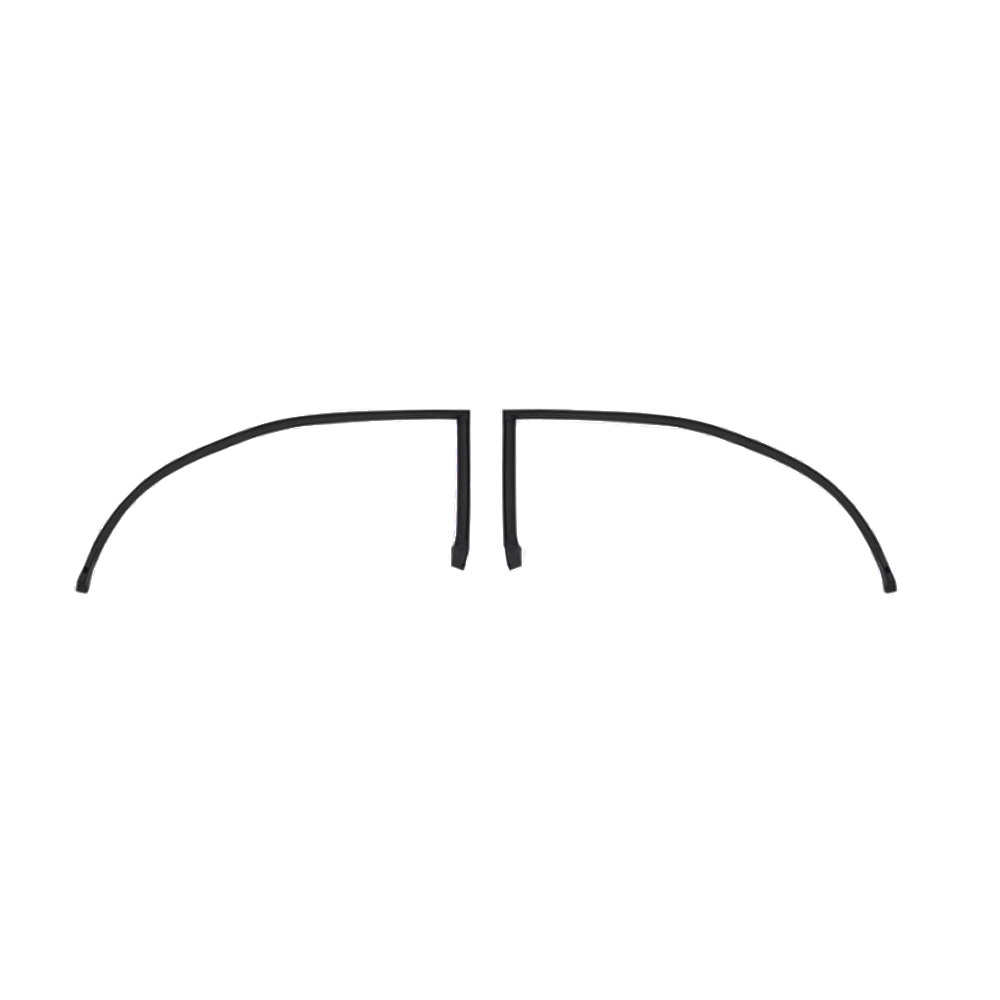 1981 Pontiac Grand Prix 69-UP ROOFRAIL WEATHERSTRIPS WITH MOLDED ENDS - PR (GRAND PRIX) - OEM # | WS2445Z